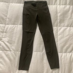 Lululemon Olive Fast and Free High-rise Tight 25”